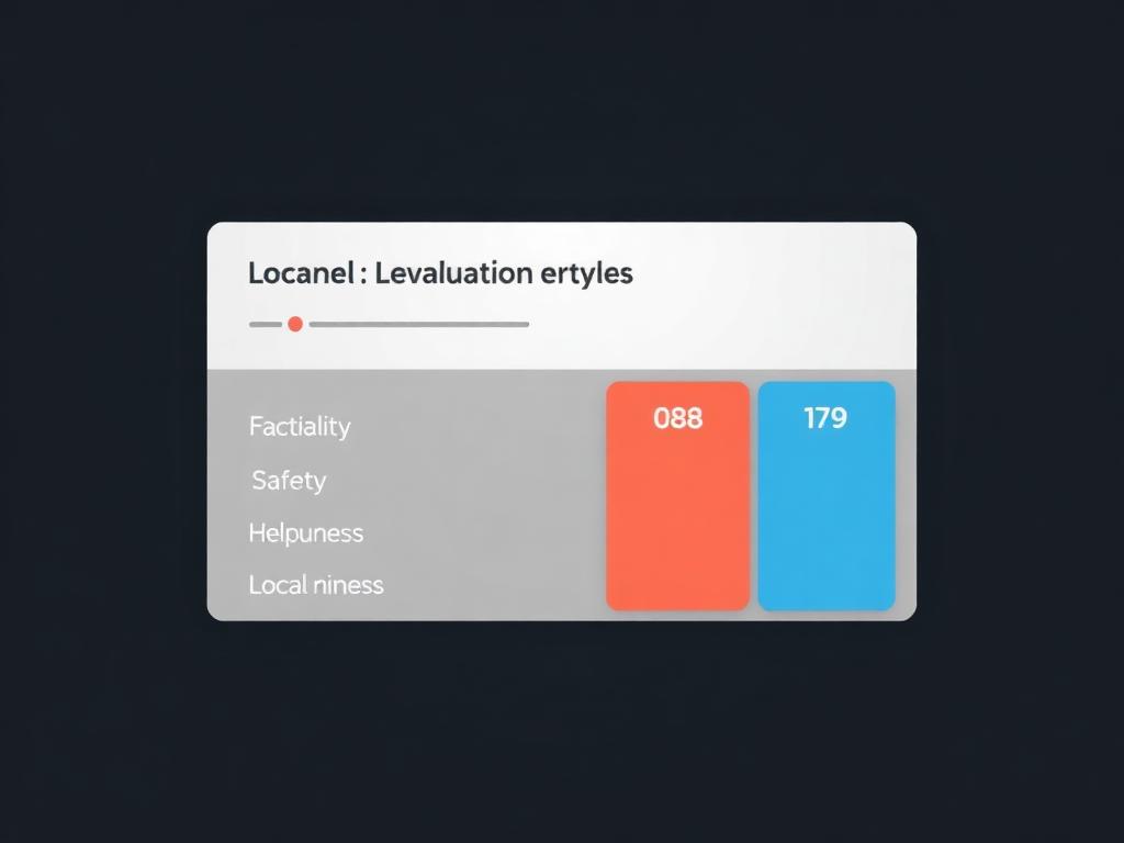Rubric scoring for LLM eval